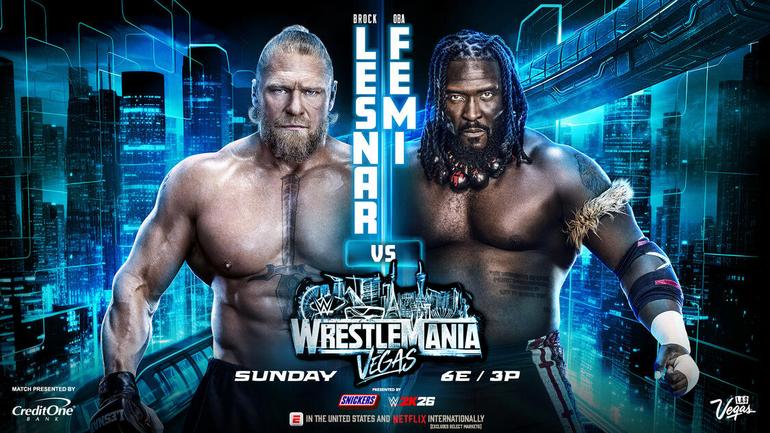 Lesnar vs Femi en un choque de gigantes | wwe.com