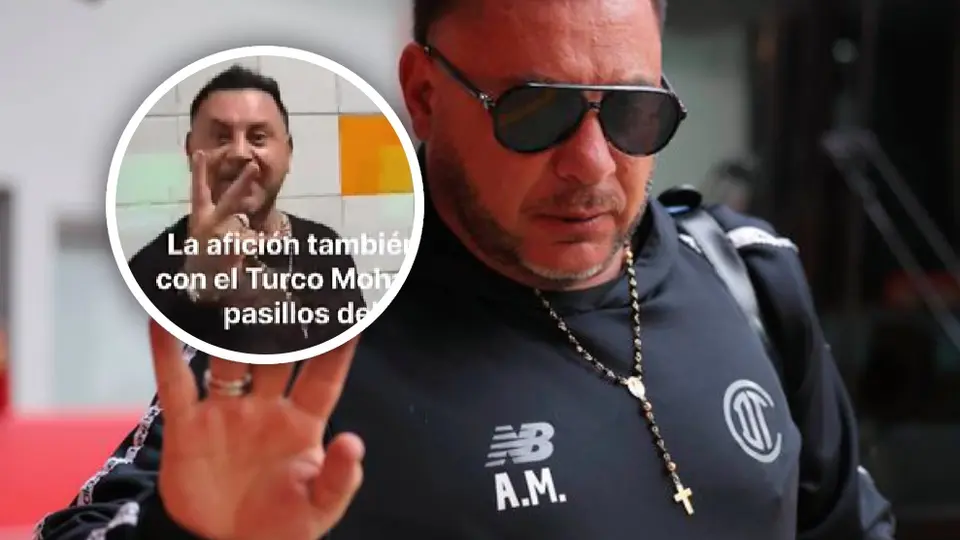 ¡Tensión no paró! As fue el enfrentamiento del Turco Mohamed con afición del América en el interior del Estadio Banorte