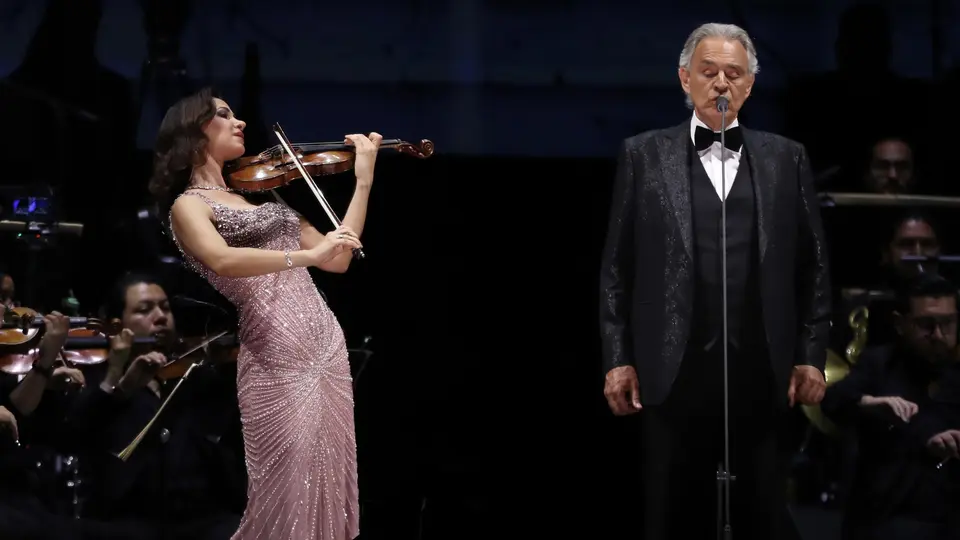 Andrea Bocelli en el Zócalo | GINA SÁNCHEZ