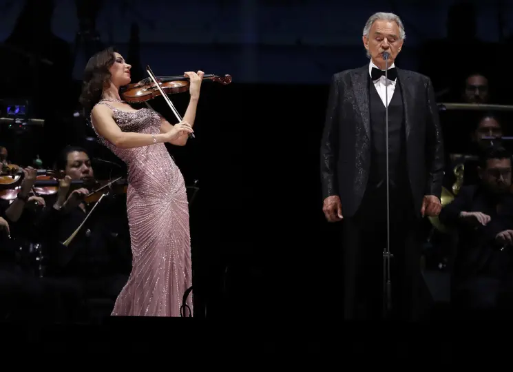 Andrea Bocelli en el Zócalo | GINA SÁNCHEZ