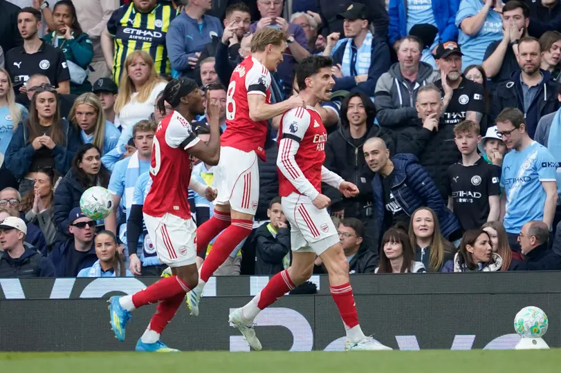 Gol de Kai Havertz ante el Manchester City en Premier League I AP
