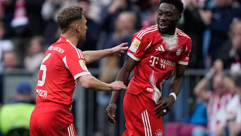 Alphonso Davies, jugador del Bayern Munich | AP