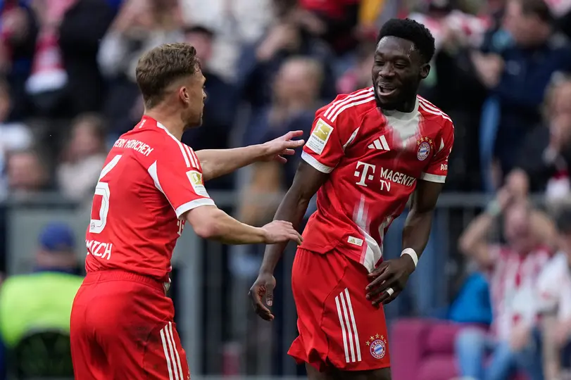 Alphonso Davies, jugador del Bayern Munich | AP