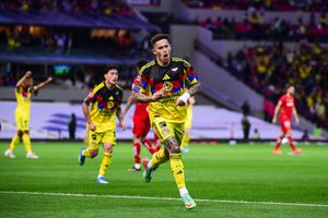 Brian Rodríguez en celebración en el partido de América ante Toluca | IMAGO 7