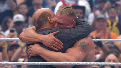 Brock Lesnar se ha retirado en WrestleMania 42 | Captura de pantalla