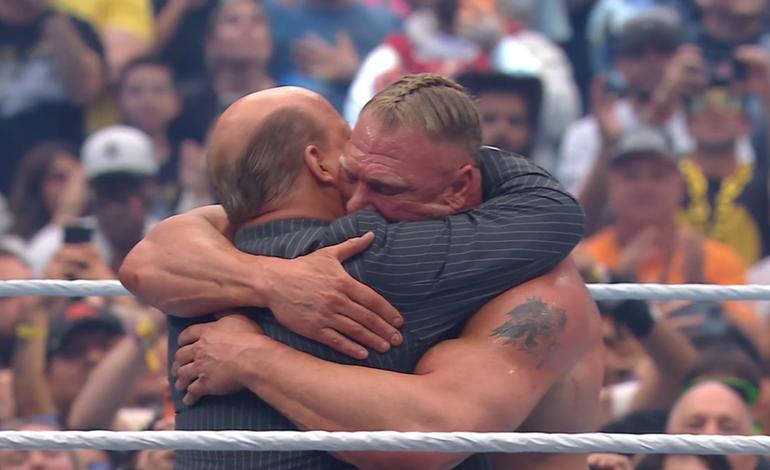 Brock Lesnar se ha retirado en WrestleMania 42 | Captura de pantalla