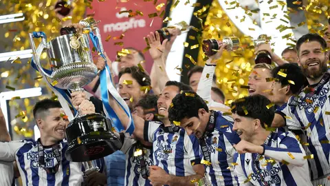 Victoria de la Real Sociedad en la Copa del Rey ante el Atlético de Madrid I AP
