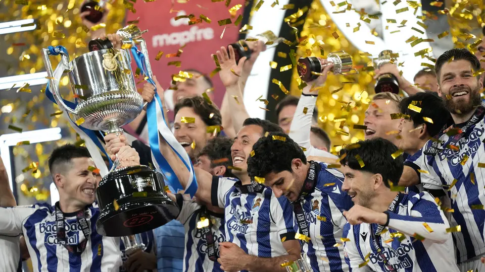 Victoria de la Real Sociedad en la Copa del Rey ante el Atlético de Madrid I AP