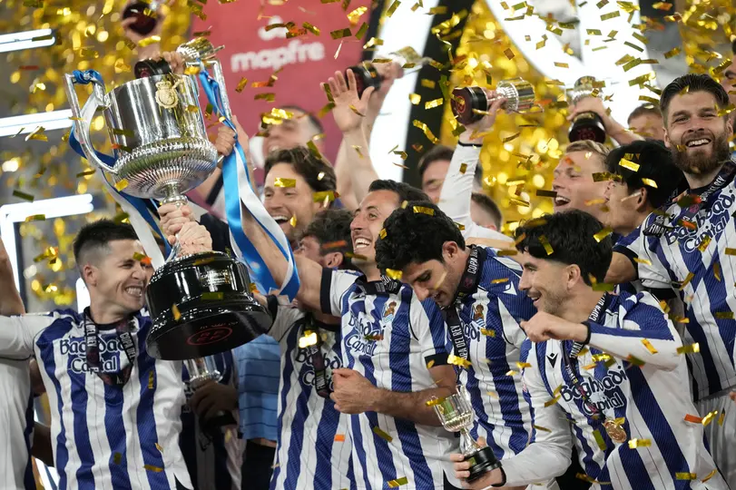 Victoria de la Real Sociedad en la Copa del Rey ante el Atlético de Madrid I AP
