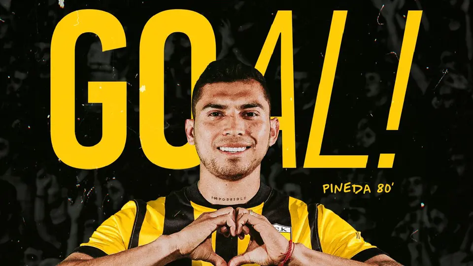 Orbelín Pineda, jugador del AEK | @AEK_FC_OFFICIAL