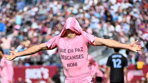 Germán Berterame celebrando gol con Inter de Miami I AP