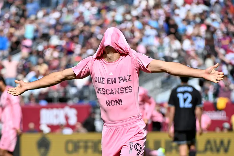 Germán Berterame celebrando gol con Inter de Miami I AP