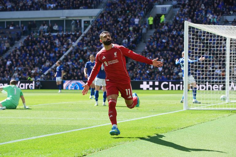 Mohamed Salah, Liverpool vs Everton | AP