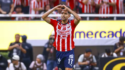 Ricardo Marín celebrando su gol ante su exequipo