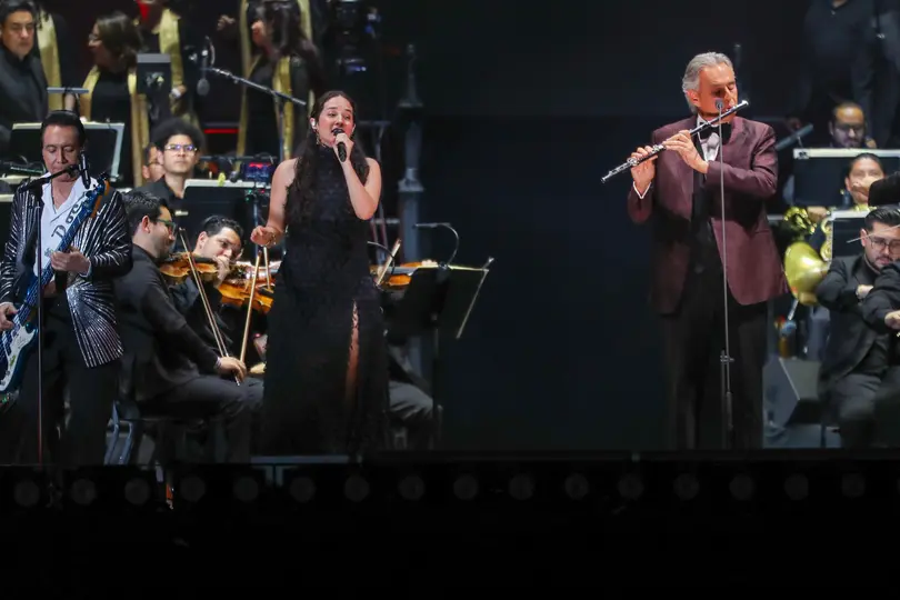 Andrea Bocelli en el Zócalo | GINA SÁNCHEZ