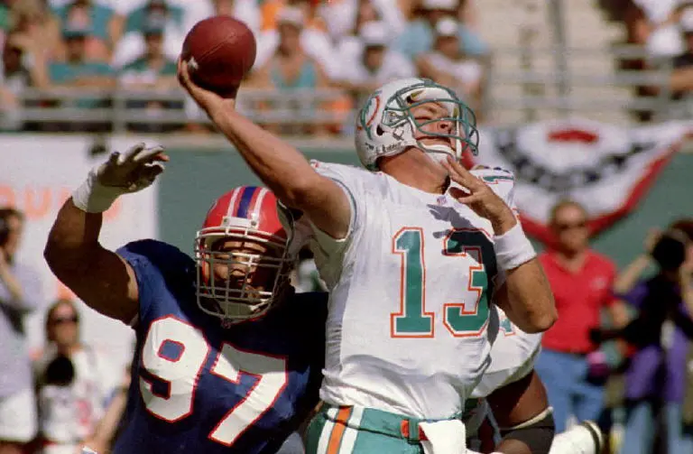 Dan Marino, leyenda de los Miami Dolphins | AFP