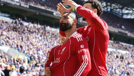 Mohamed Salah se despide del Derbi de Merseyside haciendo historia en el Hill Dickinson Stadium