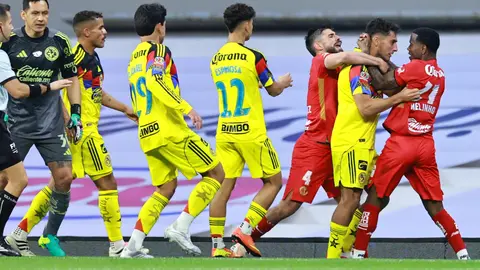 Helinho, protagonista de la bronca del América vs Toluca | MEXSPORT