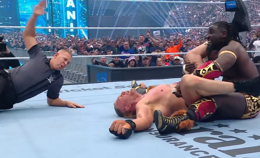 Oba Femi venció a Brock Lesnar | CAPTURA