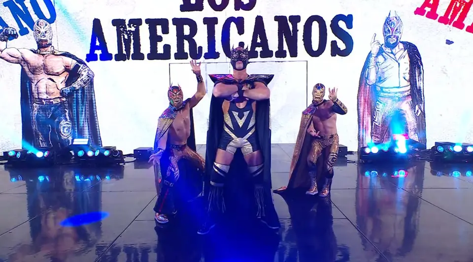 Los Americano entrando a la lucha | Captura de pantalla