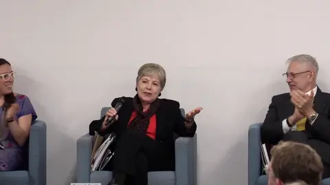 Alicia Bárcena aseguró que el megaproyecto turístico representa riesgos para arrecifes y ecosistemas costeros./ Captura de pantalla