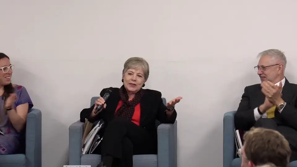 Alicia Bárcena aseguró que el megaproyecto turístico representa riesgos para arrecifes y ecosistemas costeros./ Captura de pantalla
