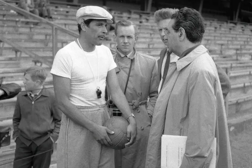 Ignacio Trelles con la Selección Mexicana en el Mundial de Suecia 1958 | MEXSPORT