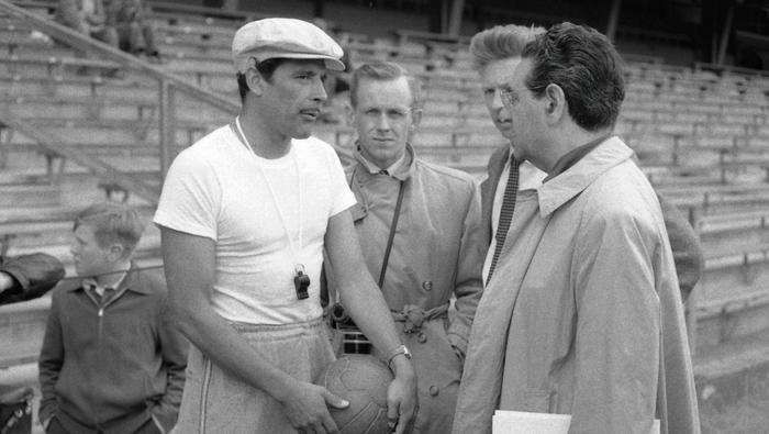 Ignacio Trelles con la Selección Mexicana en el Mundial de Suecia 1958 | MEXSPORT