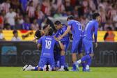 Jugadores de Cruz Azul en celebración ante Chivas | MEXSPORT