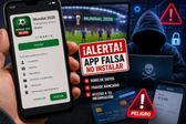 Apps falsas para ver el Mundial 2026 gratis podrían vaciar cuentas bancarias alertan autoridades