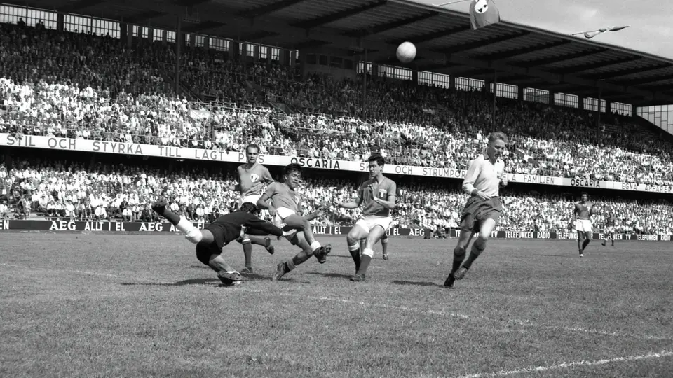 Partido entre la Selección Mexicana y la de Suecia en el Mundial de 1958 | MEXSPORT