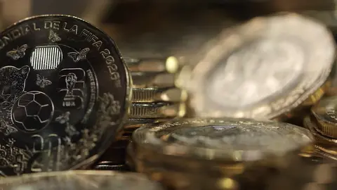 Algunas de las monedas que forman parte de la colección | Captura de X