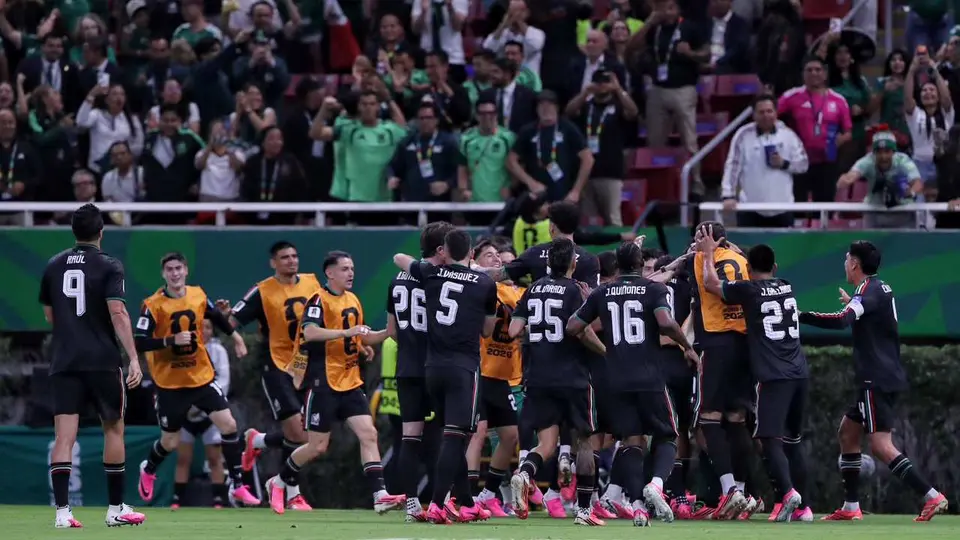 La Selección Mexicana en celebración en el partido contra Corea del Sur en el Mundial 2026 | MIGUEL PONTÓN