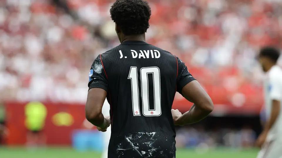 Jonathan David marcó tres goles ante Qatar | MEXSPORT