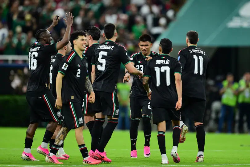 Jugadores mexicanos celebrando el triunfo ante Corea del Sur en el Mundial | MEXSPORT