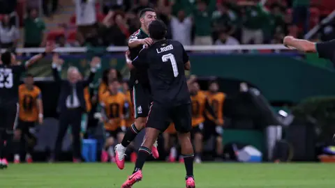 La Selección Mexicana en celebración en el partido contra Corea del Sur en el Mundial 2026 | MIGUEL PONTÓN