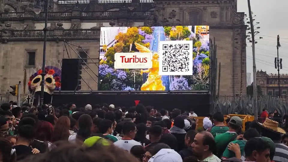 Serán siete nueve puntos donde se colocarán pantallas gigantes / Redes Sociales