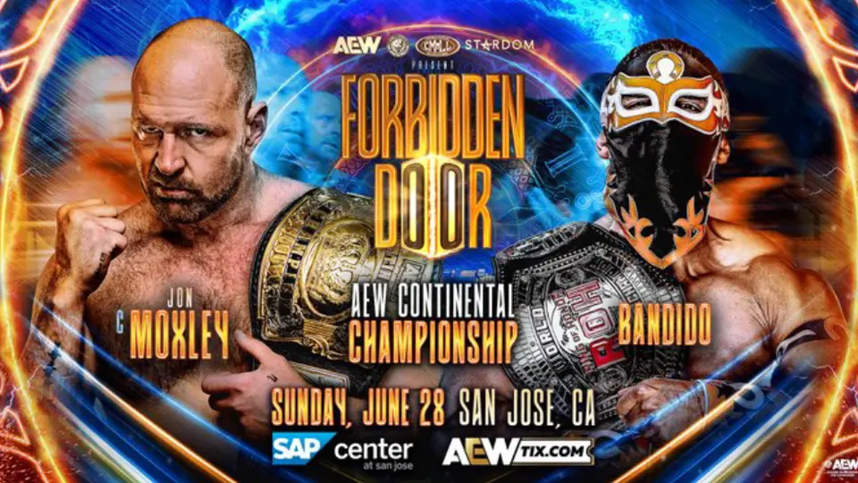 Bandido contra Jon Moxley por el Campeonato Continental AEW en Forbidden Door l AEW