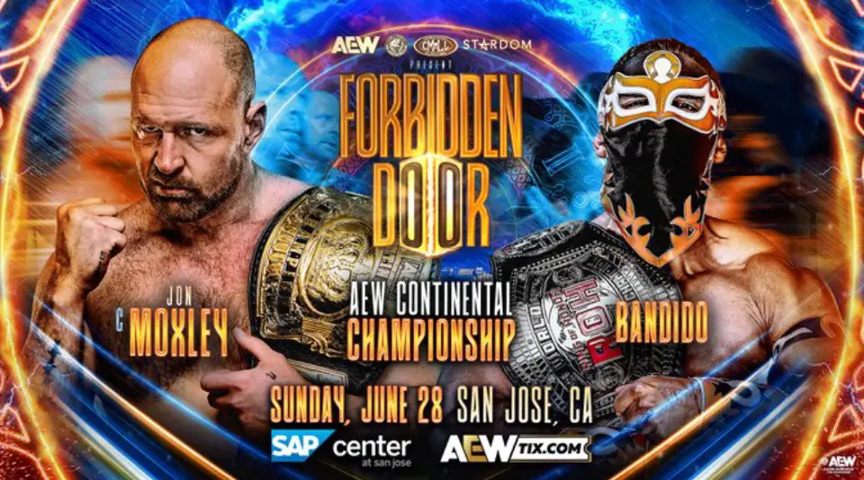 Bandido contra Jon Moxley por el Campeonato Continental AEW en Forbidden Door l AEW