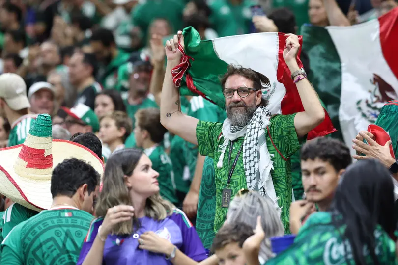 Afición mexicana, durante el partido ante Corea del Sur en el Estadio Guadalajara | MIGUEL PONTÓN