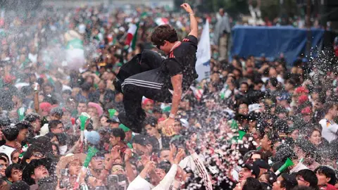 La fiesta de los aficionados terminó hasta las 2 de la mañana / FB: @GobiernoCDMX