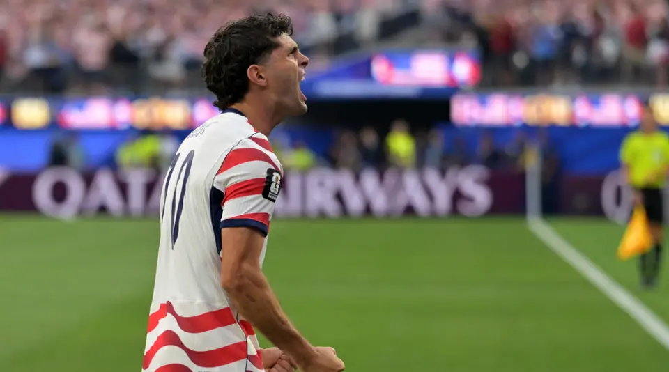 Christian Pulisic fuera del Estados Unidos contra Australia l AP