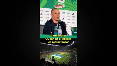 "Jugar en el Azteca fue MARAVILLOSO": Fabio Cannavaro, DT de Uzbekistán, lanzó poderoso mensaje