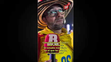 Los colombianos se fueron enamorados del Estadio Ciudad de México