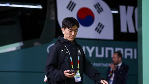 Corea del Sur en la llegada al partido contra México en la Copa del Mundo 2026 | MEXSPORT