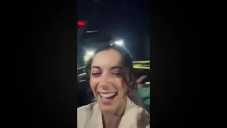 Aitana Bonmatí en el Ángel de la Independencia