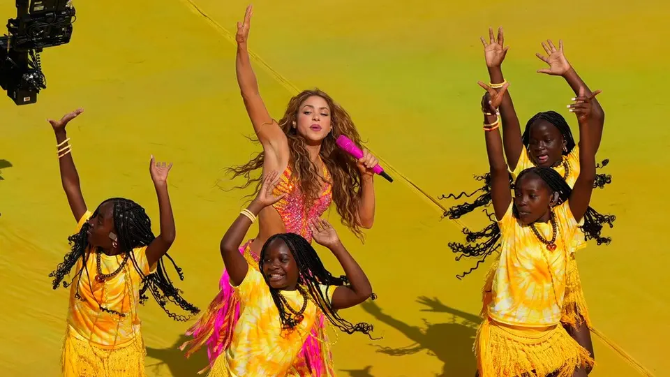 Shakira en el show de medio tiempo en la Final del Mundial 2026 | AP