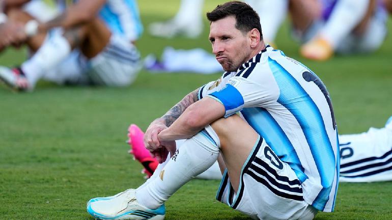 Lionel Messi con Argentina | AP