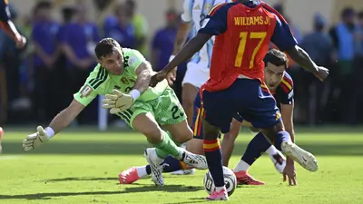 ¡Polémica! Anulan gol a España en Final vs Argentina