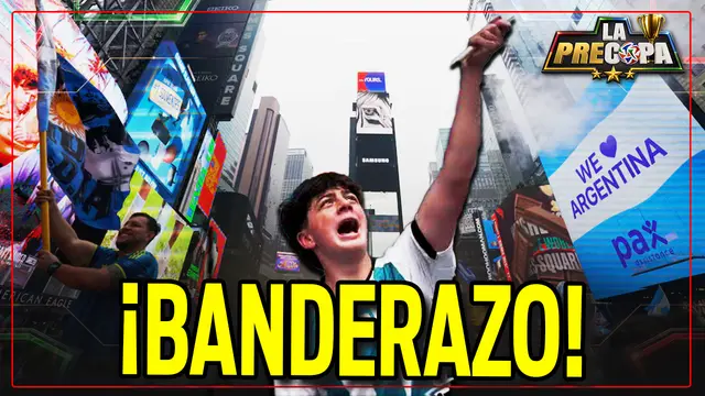 ¡Argentina ya lo gana! Tomaron Times Squares y no pararon de alentar